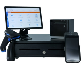 Premium QD POS equipment bundle from Sunfire POS